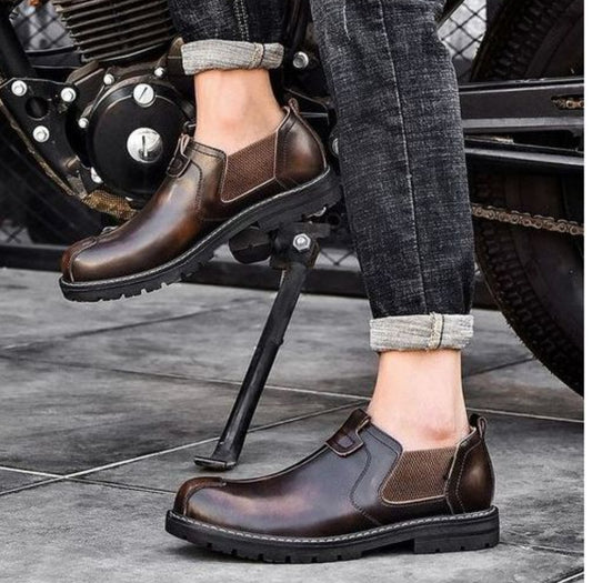Men's Brown Formal Oxford Loafers – Italian Business Dress Shoes