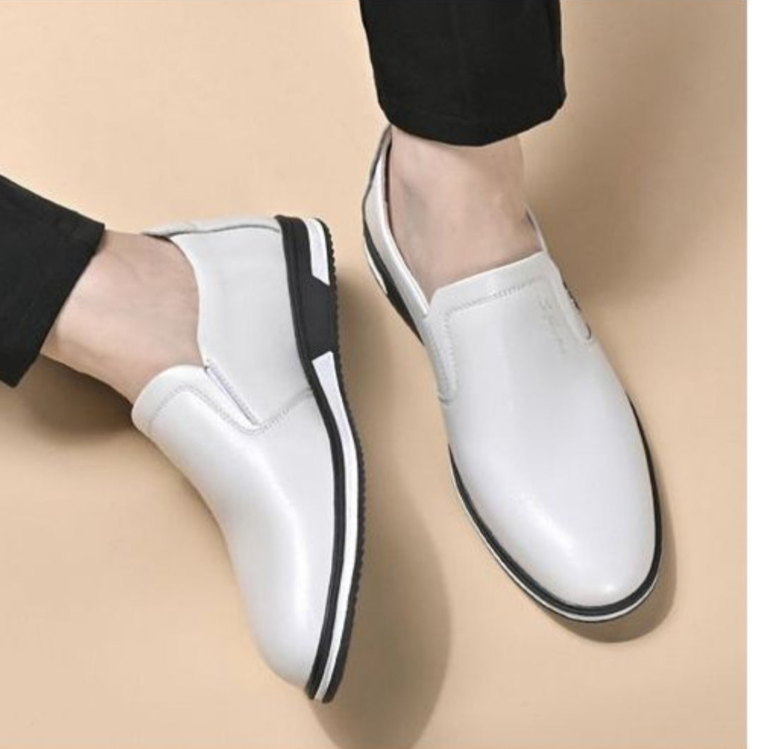 Men's White Oxford Shoes