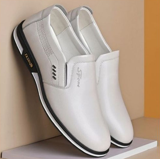 Men's White Oxford Shoes