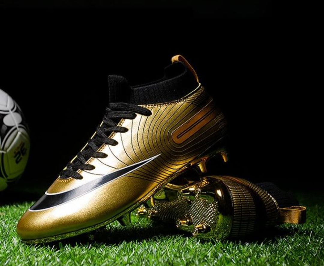 Gold Football Shoes